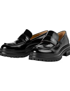 wiz black hi shine casual shoes