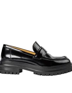 wiz black hi shine casual shoes