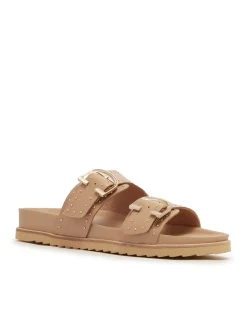 WOMEN'S Deon Camel Stud SANDAL