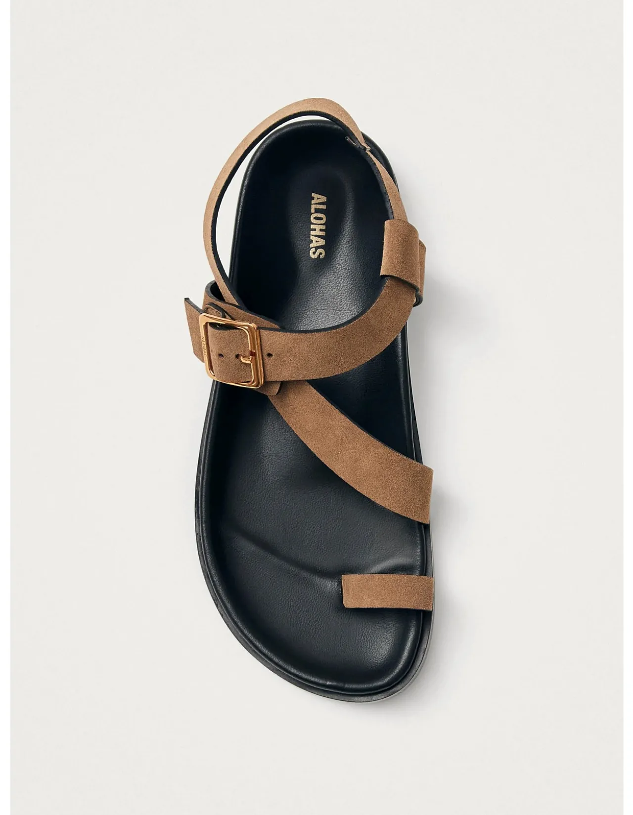 Women's Siren Suede Tan Leather Sandals