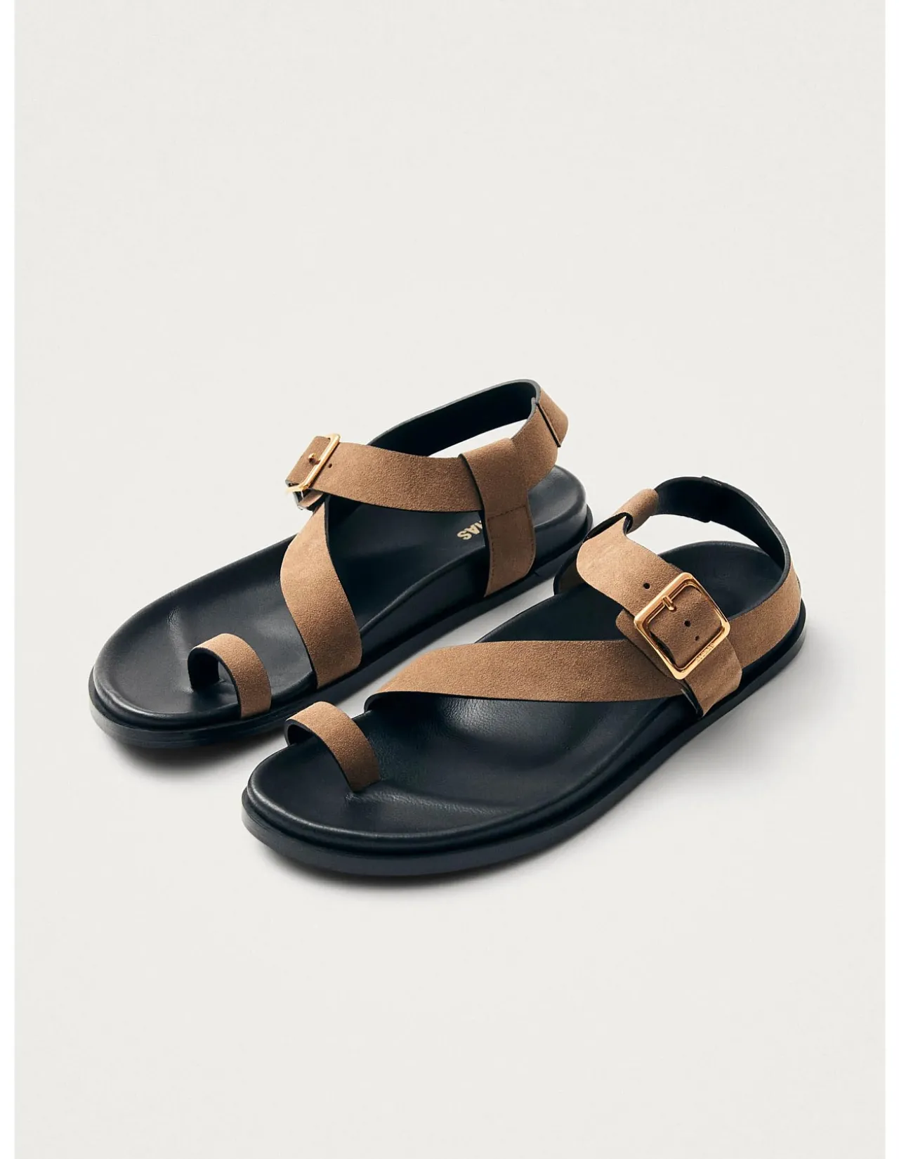 Women's Siren Suede Tan Leather Sandals