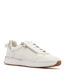 WOMEN'S Brooklyn III White/Gold SNEAKER