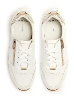 WOMEN'S Brooklyn III White/Gold SNEAKER