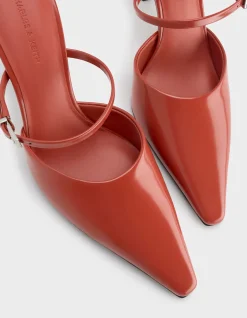 Women's Covered Open-back Heels