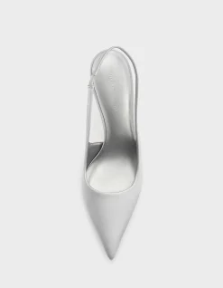 Women's Covered Open-back Heels