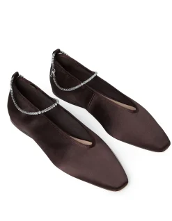 WOMEN'S EMERY SATIN BALLET WITH ANKLET