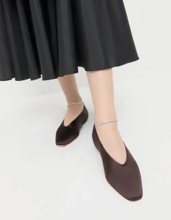 WOMEN'S EMERY SATIN BALLET WITH ANKLET