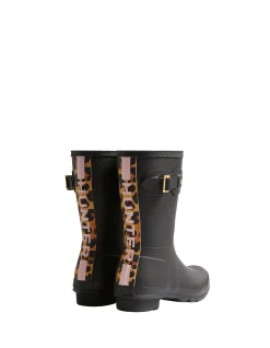 WOMEN'S ORIGINAL SHORT LEOPARD BACKSTRAP BOOT