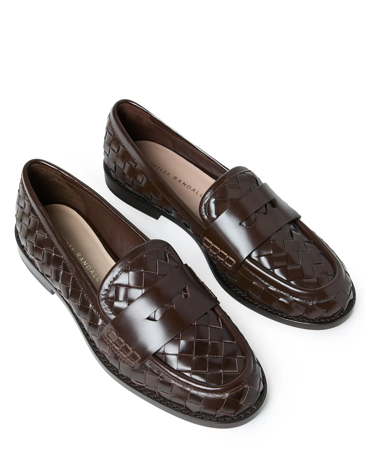 WOMEN'S RACHEL WOVEN LEATHER LOAFER