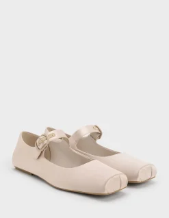 Women's Satin Mary Janes Shoes