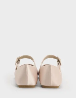 Women's Satin Mary Janes Shoes
