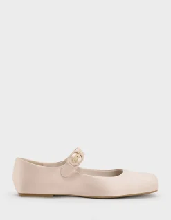 Women's Satin Mary Janes Shoes