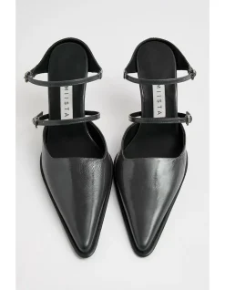 Women's Shari Grey Straps Mules