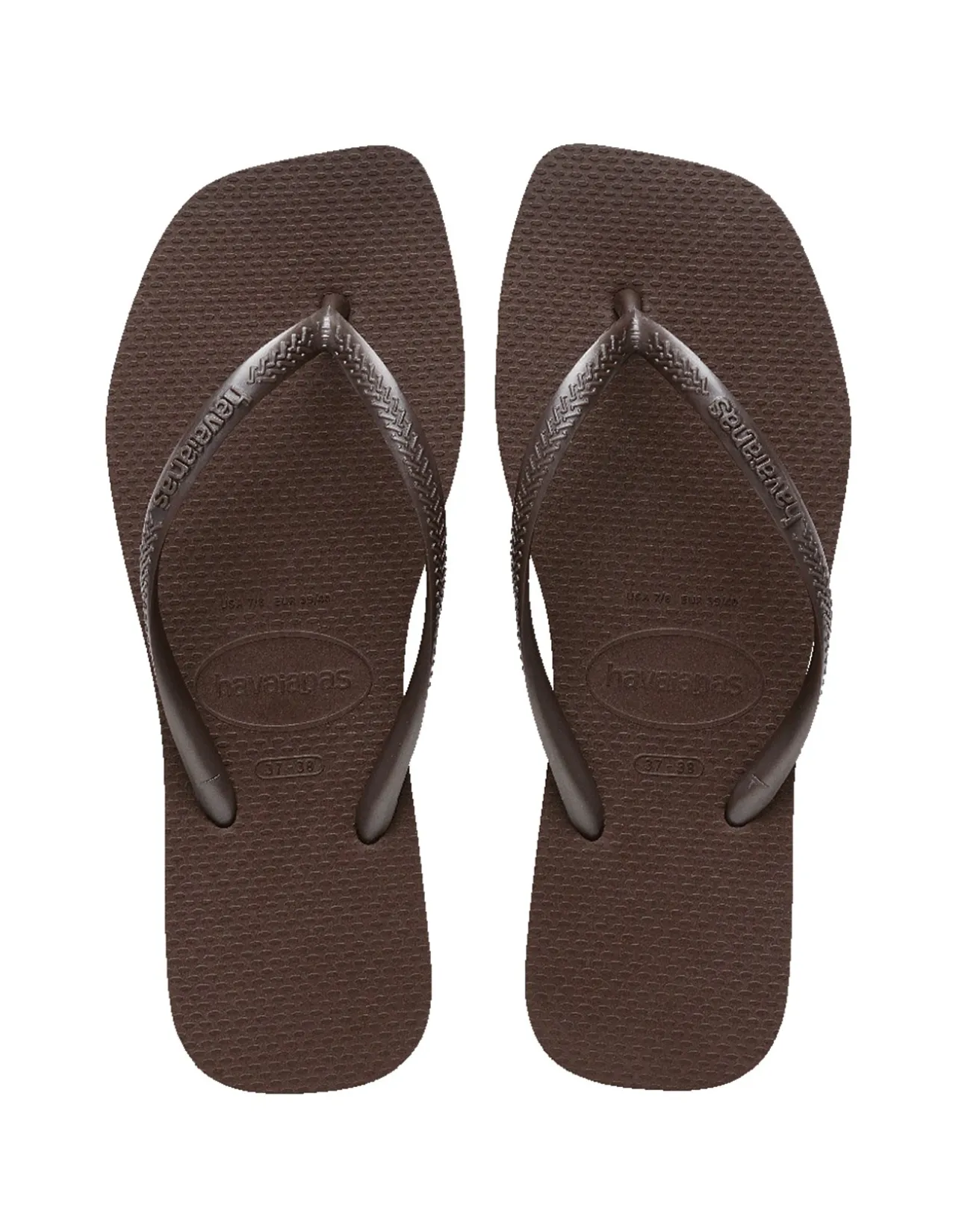 WOMEN'S Slim Square Dark Brown THONG