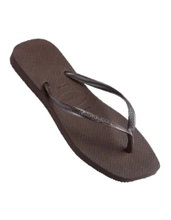 WOMEN'S Slim Square Dark Brown THONG