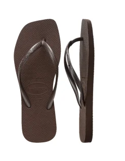 WOMEN'S Slim Square Dark Brown THONG