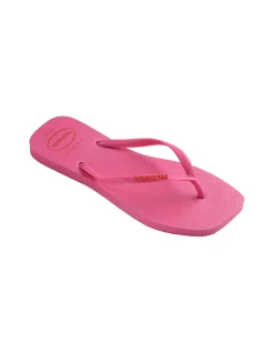 WOMEN'S Slim Square Logo Pop Up Pink Flux THONG