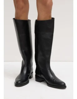 WOMEN'S Stevie Leather Riding Boot Black BOOT