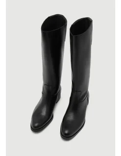 WOMEN'S Stevie Leather Riding Boot Black BOOT
