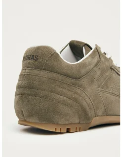 WOMEN's Tb.56 Suede Khaki Leather Sneakers