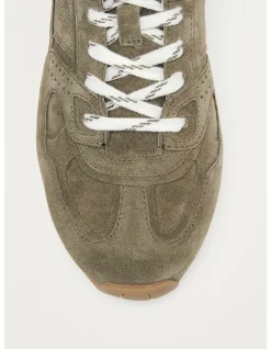 WOMEN's Tb.56 Suede Khaki Leather Sneakers