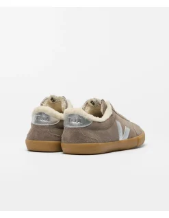 WOMEN'S VOLLEY SUEDE & SHEARLING SNEAKER