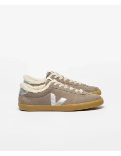 WOMEN'S VOLLEY SUEDE & SHEARLING SNEAKER