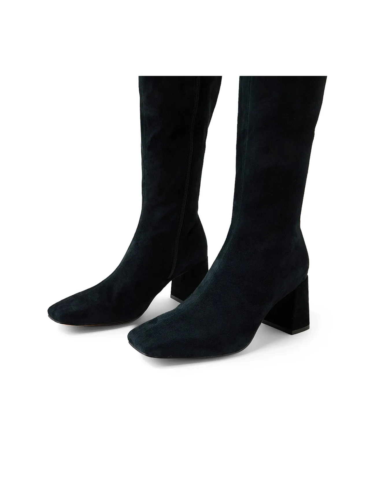 Wommer Block Heel Knee High Boots