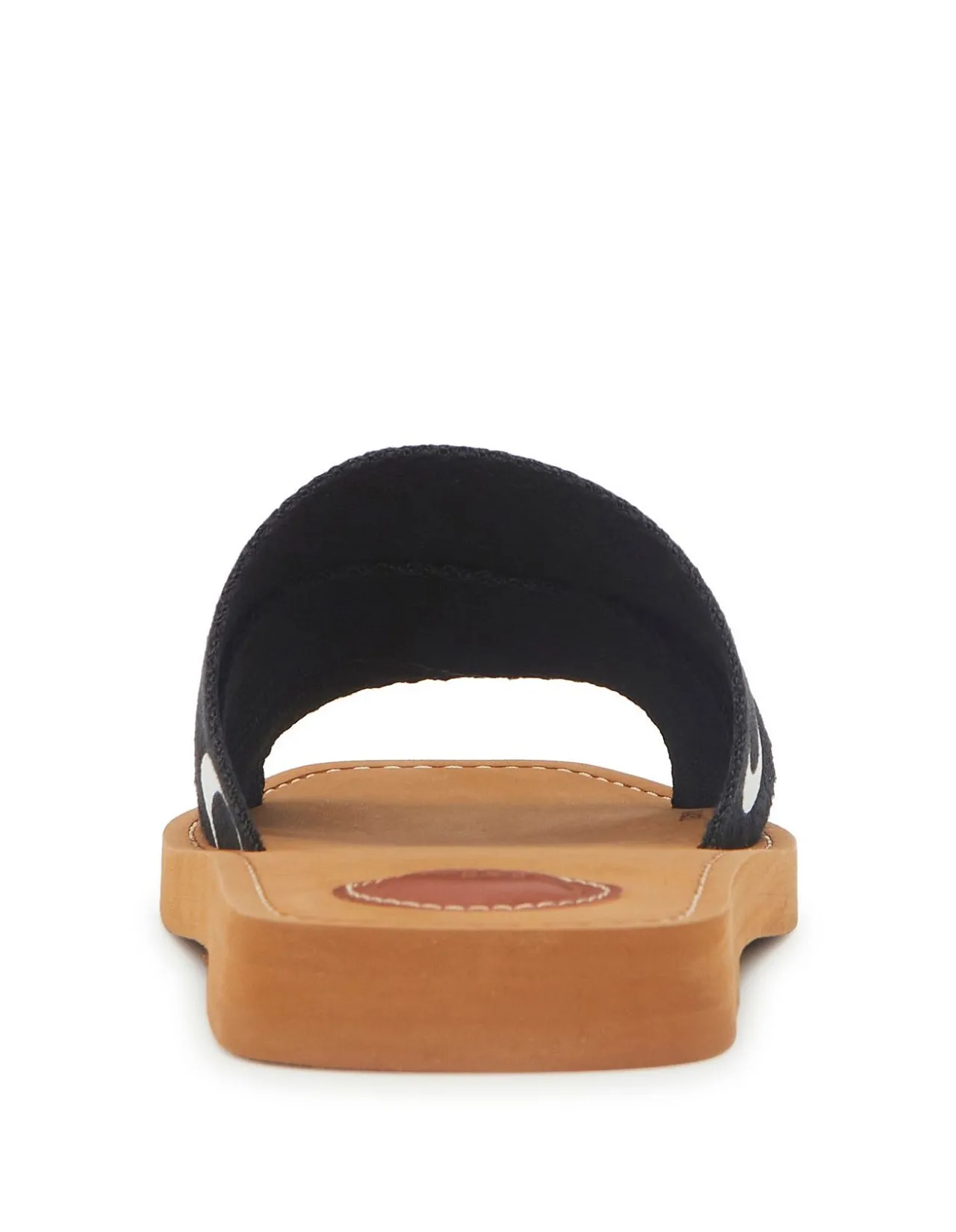 WOODY EMBROIDERED LINEN SANDAL