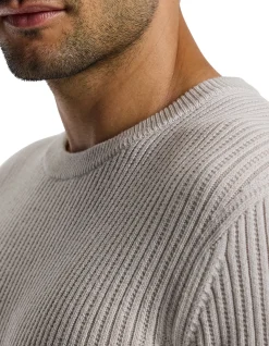 WOOL RIB SWEATER