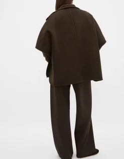 WOOL TRENCH CAPE