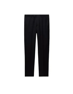 WOOL TWILL SUIT PANTS