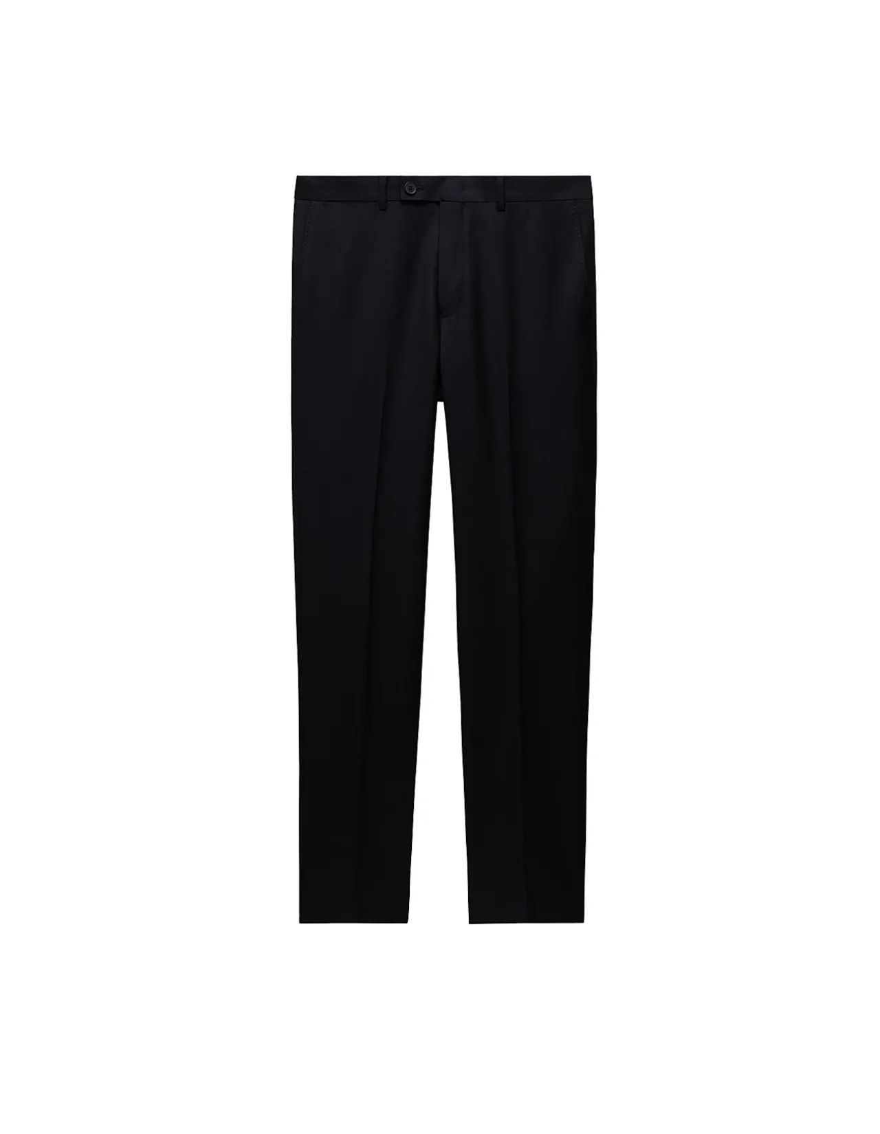 WOOL TWILL SUIT PANTS