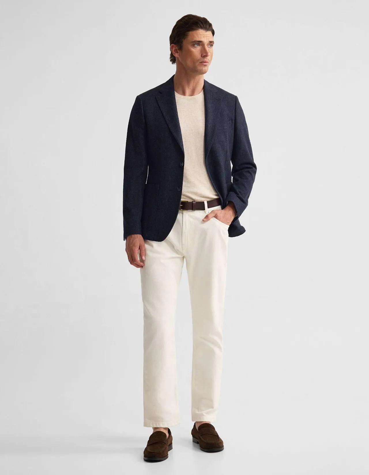 WORDSWORTH LUX HERRINGBONE BLAZER