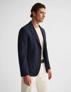 WORDSWORTH LUX HERRINGBONE BLAZER