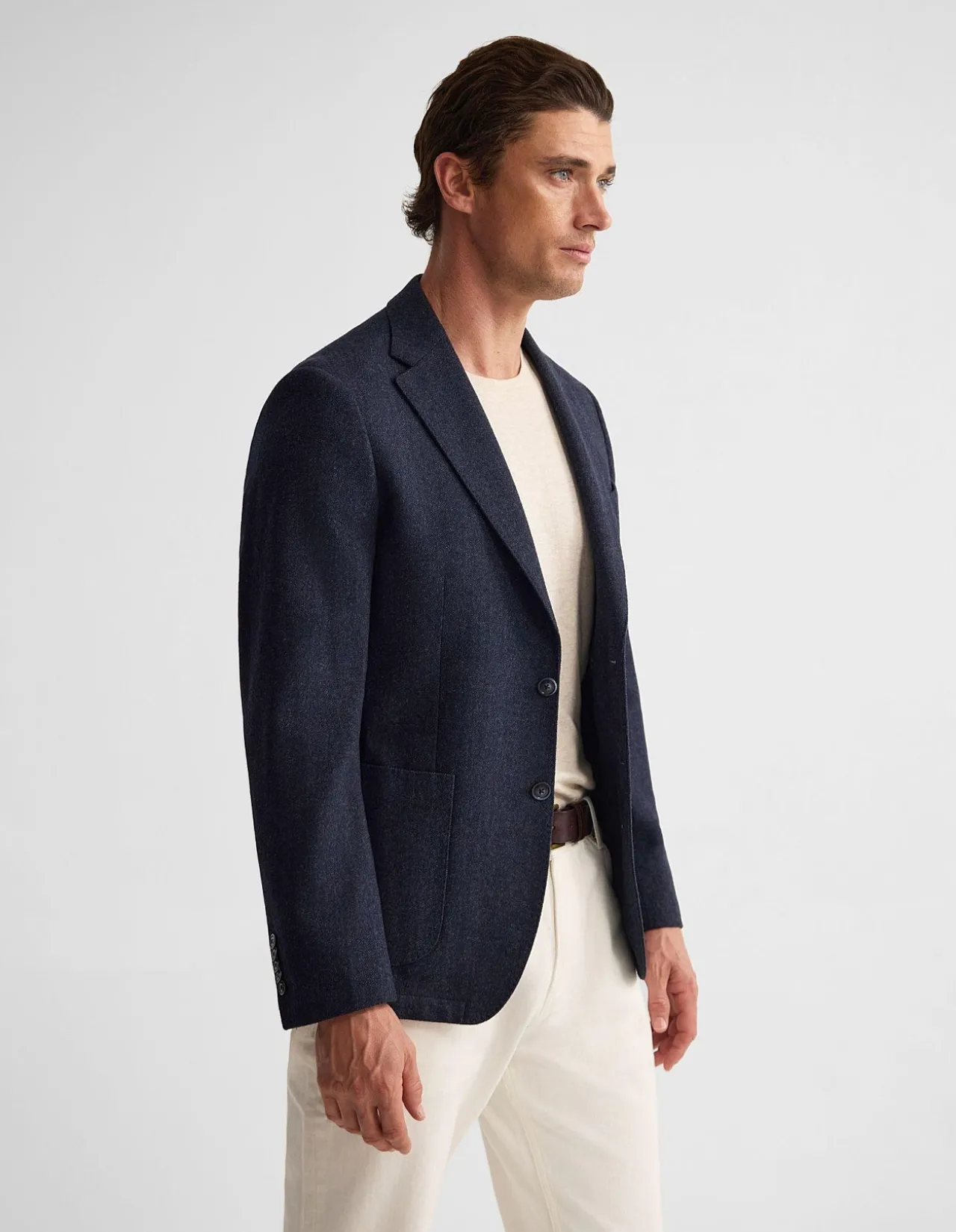 WORDSWORTH LUX HERRINGBONE BLAZER