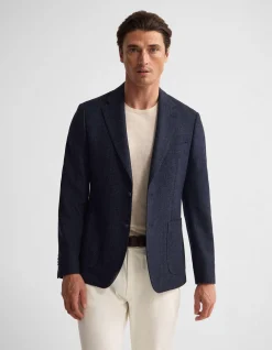 WORDSWORTH LUX HERRINGBONE BLAZER