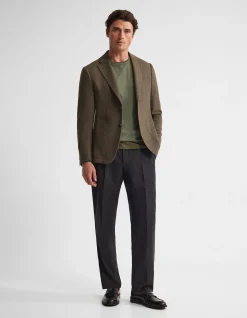 WORDSWORTH LUX HERRINGBONE BLAZER