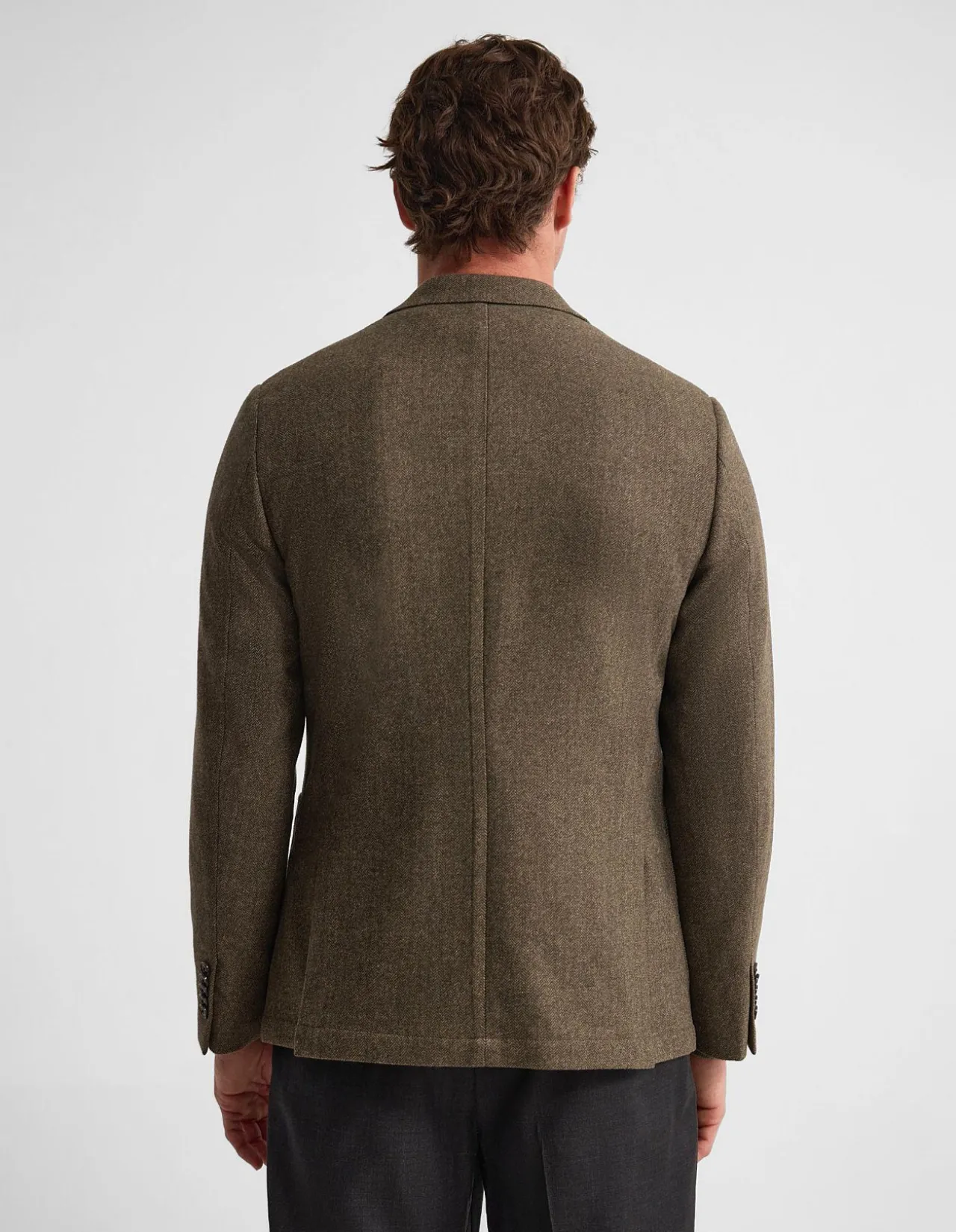 WORDSWORTH LUX HERRINGBONE BLAZER