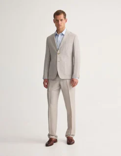 WORDSWORTH WOOL/LINEN SUIT TROUSER