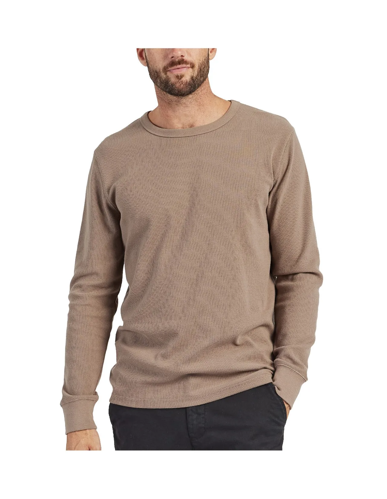 Workers Long Sleeve Rib Crew