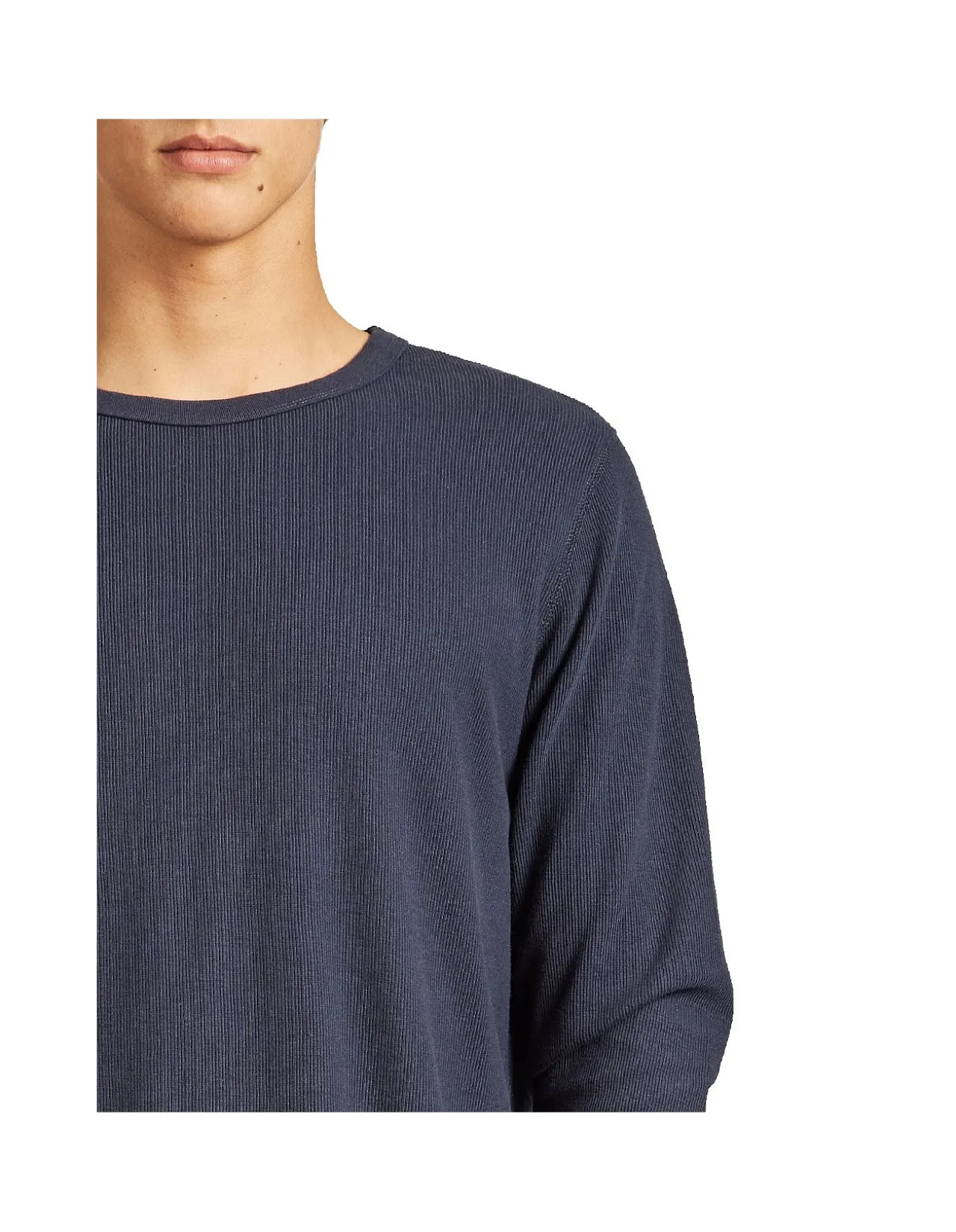 Workers Long Sleeve Rib Crew