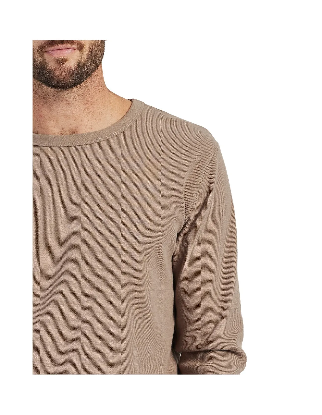 Workers Long Sleeve Rib Crew