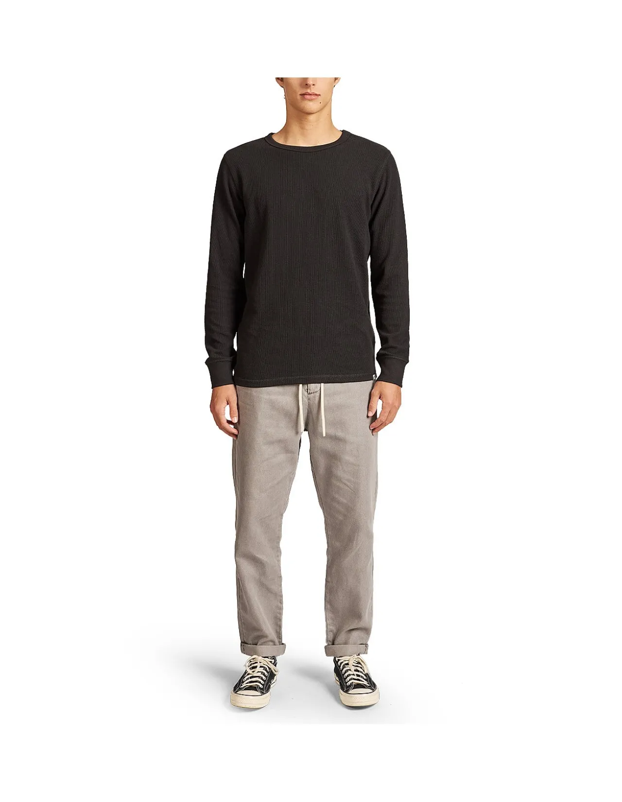 Workers Long Sleeve Rib Crew