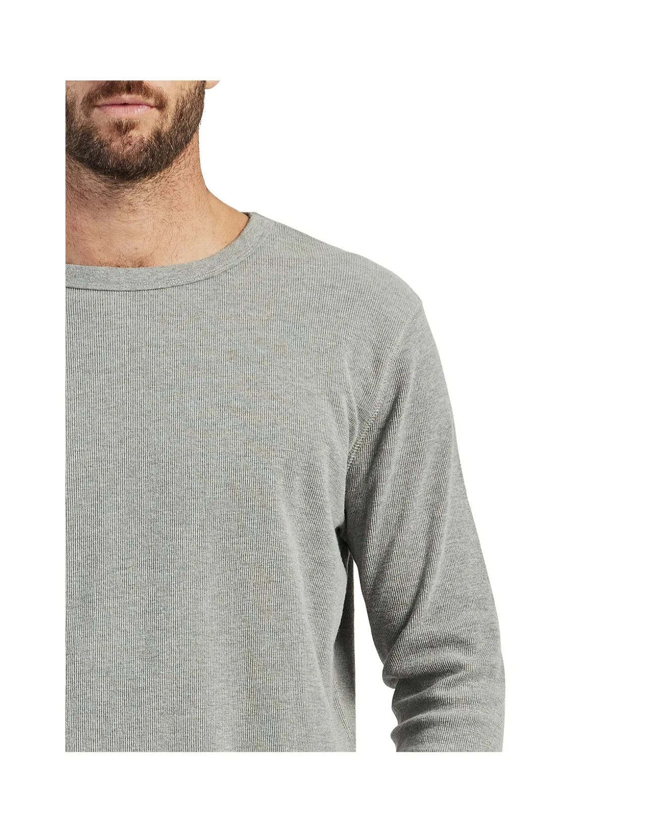 Workers Long Sleeve Rib Crew