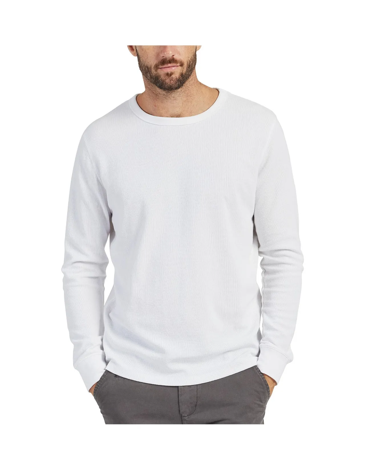 Workers Long Sleeve Rib Crew