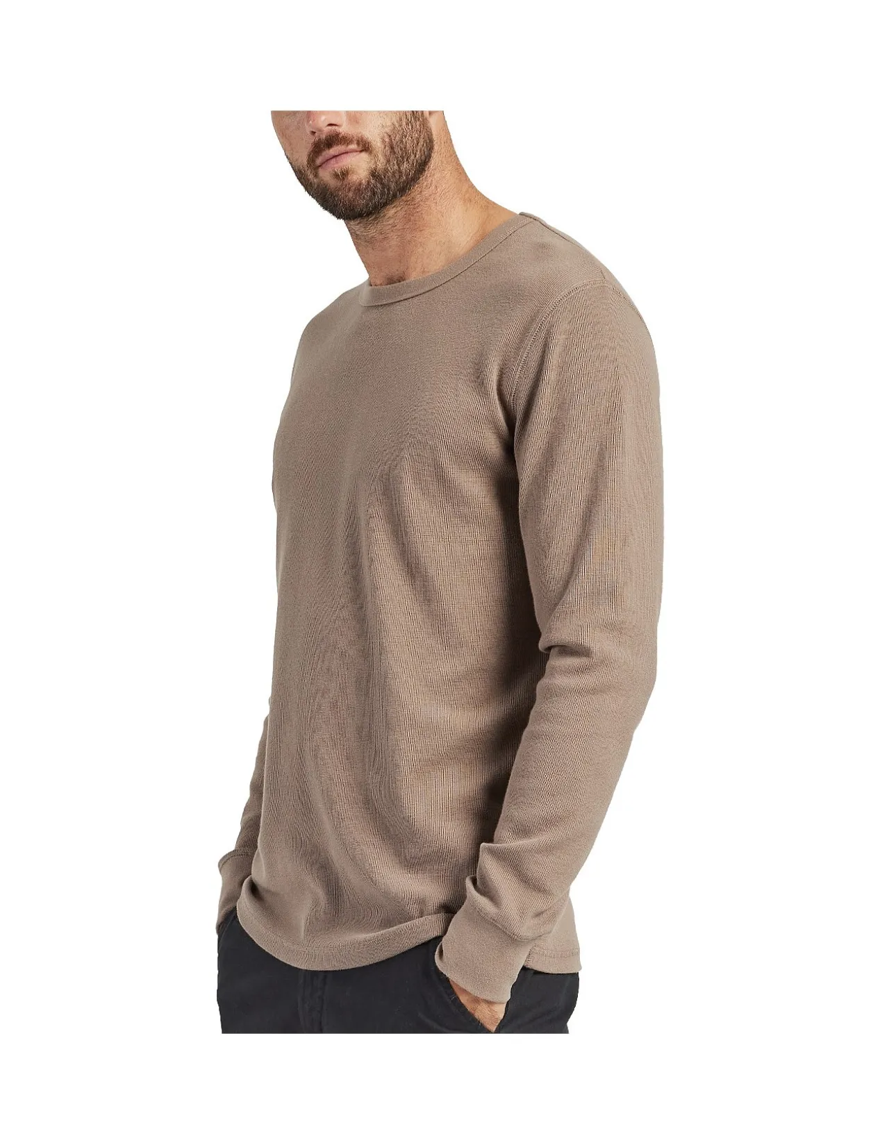 Workers Long Sleeve Rib Crew