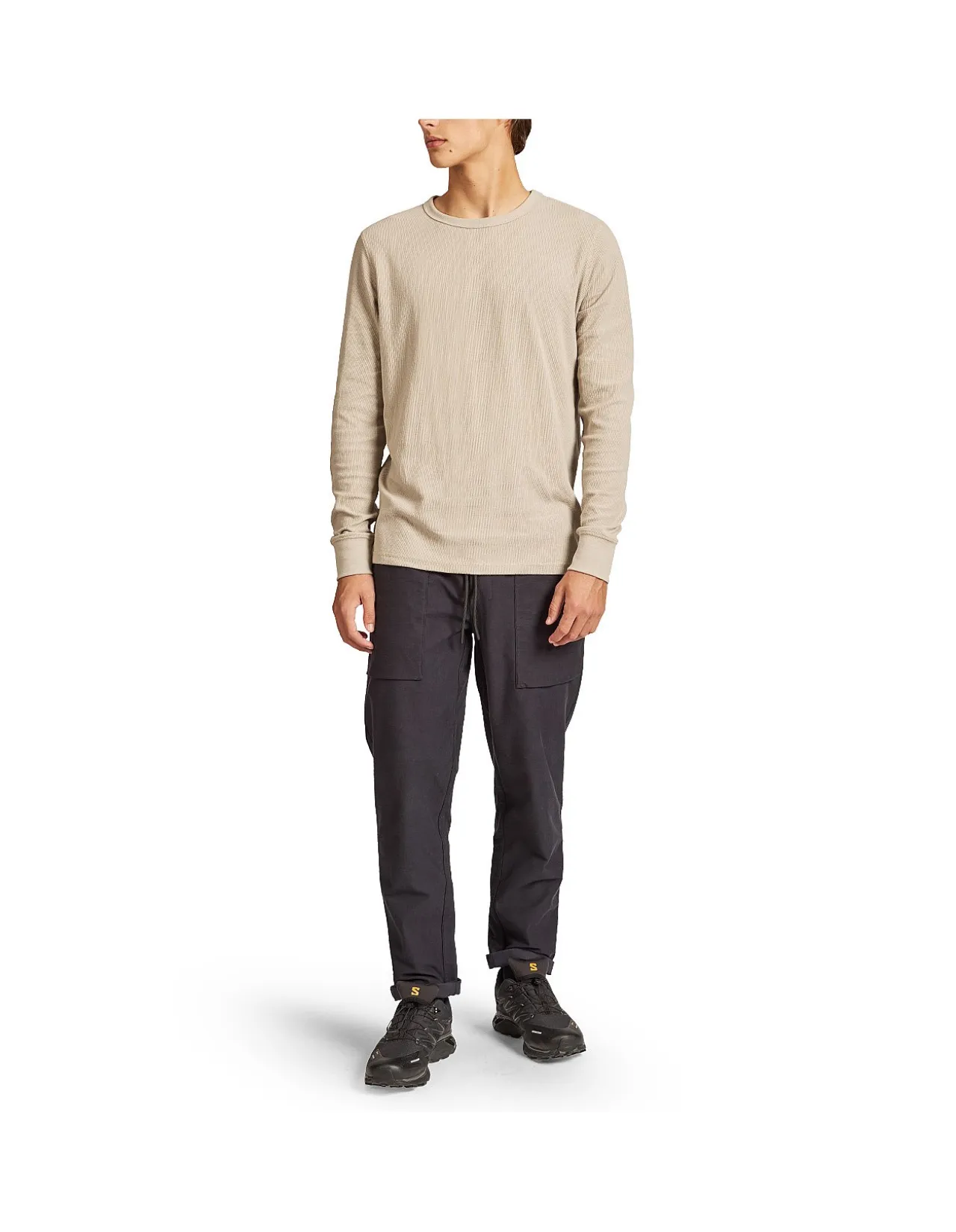 Workers Long Sleeve Rib Crew