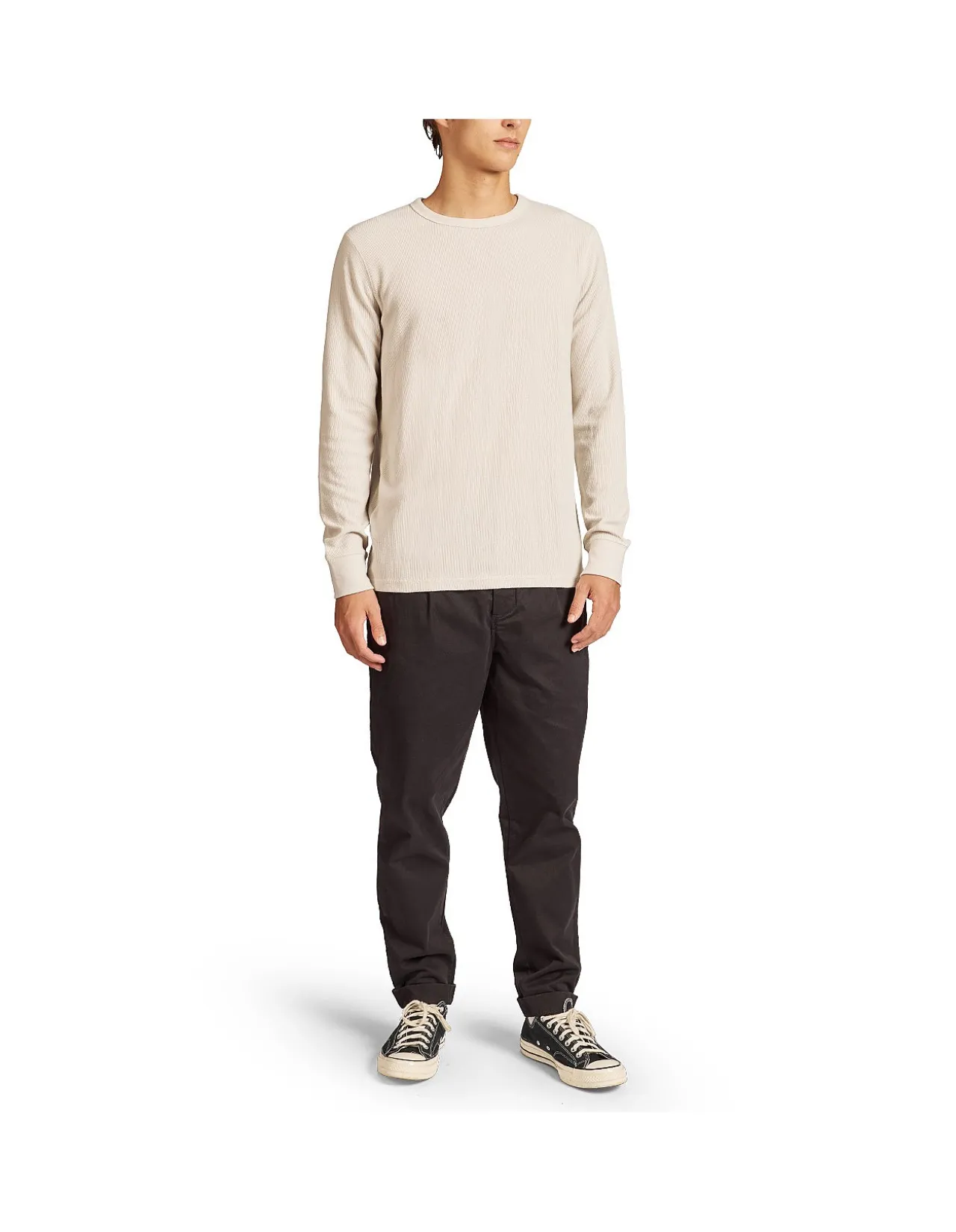 Workers Long Sleeve Rib Crew