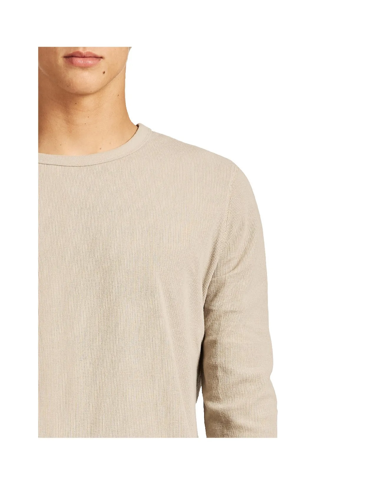Workers Long Sleeve Rib Crew